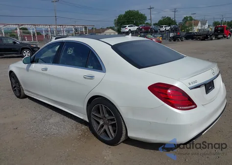 2016 Mercedes-Benz S 550 4Matic из США, поврежденный, VIN WDDUG8FB6GA217017